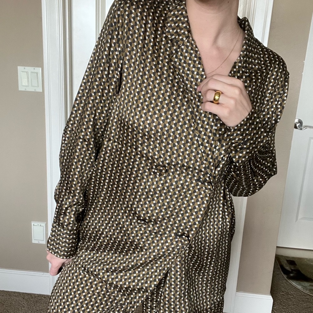 Elegant Geometric Patterned suit